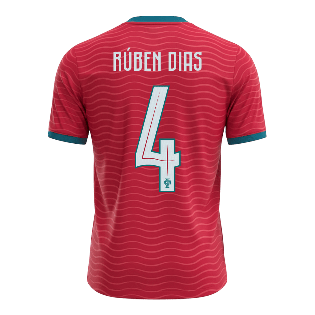 Portugal Heimtrikot 2026 Fan-Version RÚBEN DIAS #4