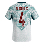 Portugal Auswärtstrikot 2026 Fan-Version RÚBEN DIAS #4