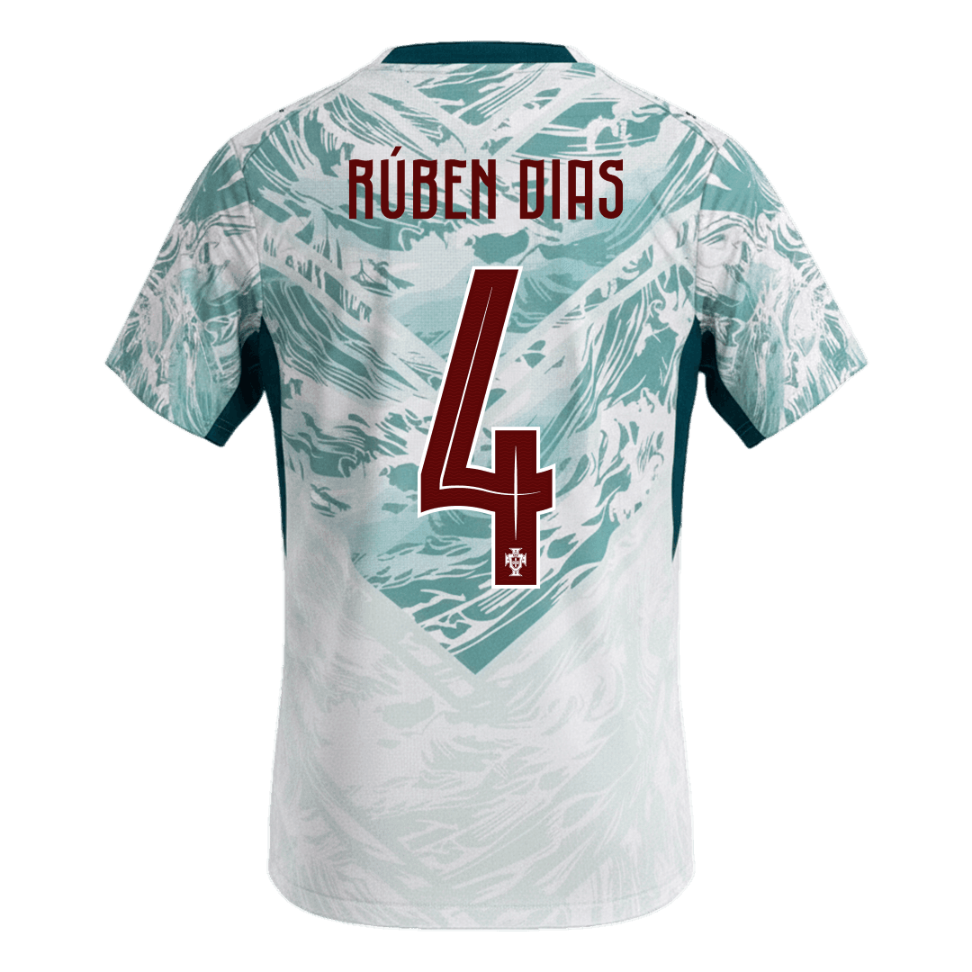Portugal Auswärtstrikot 2026 Fan-Version RÚBEN DIAS #4