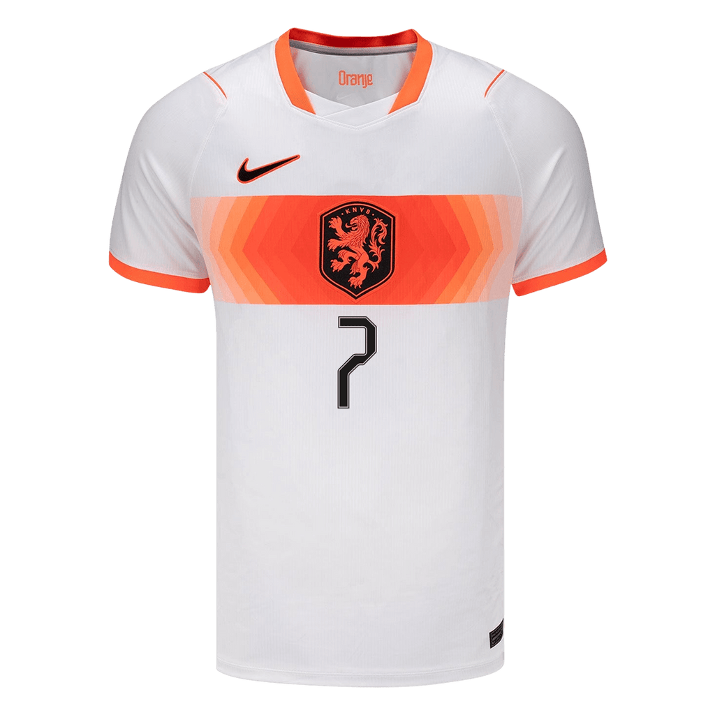 Netherlands Auswärtstrikot 2026 Fan-Version XAVI #7