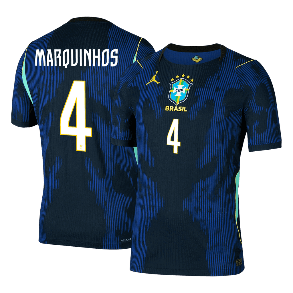 Brazil Auswärtstrikot 2026 Spieler-Version MARQUINHOS #4