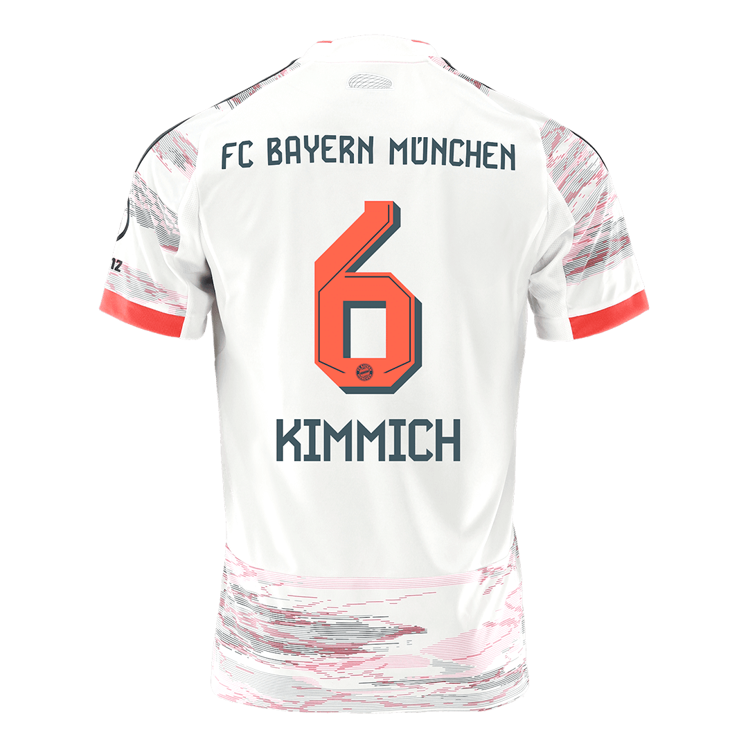 Bayern München Auswärtstrikot 2025/26 Fan-Version KIMMICH #6