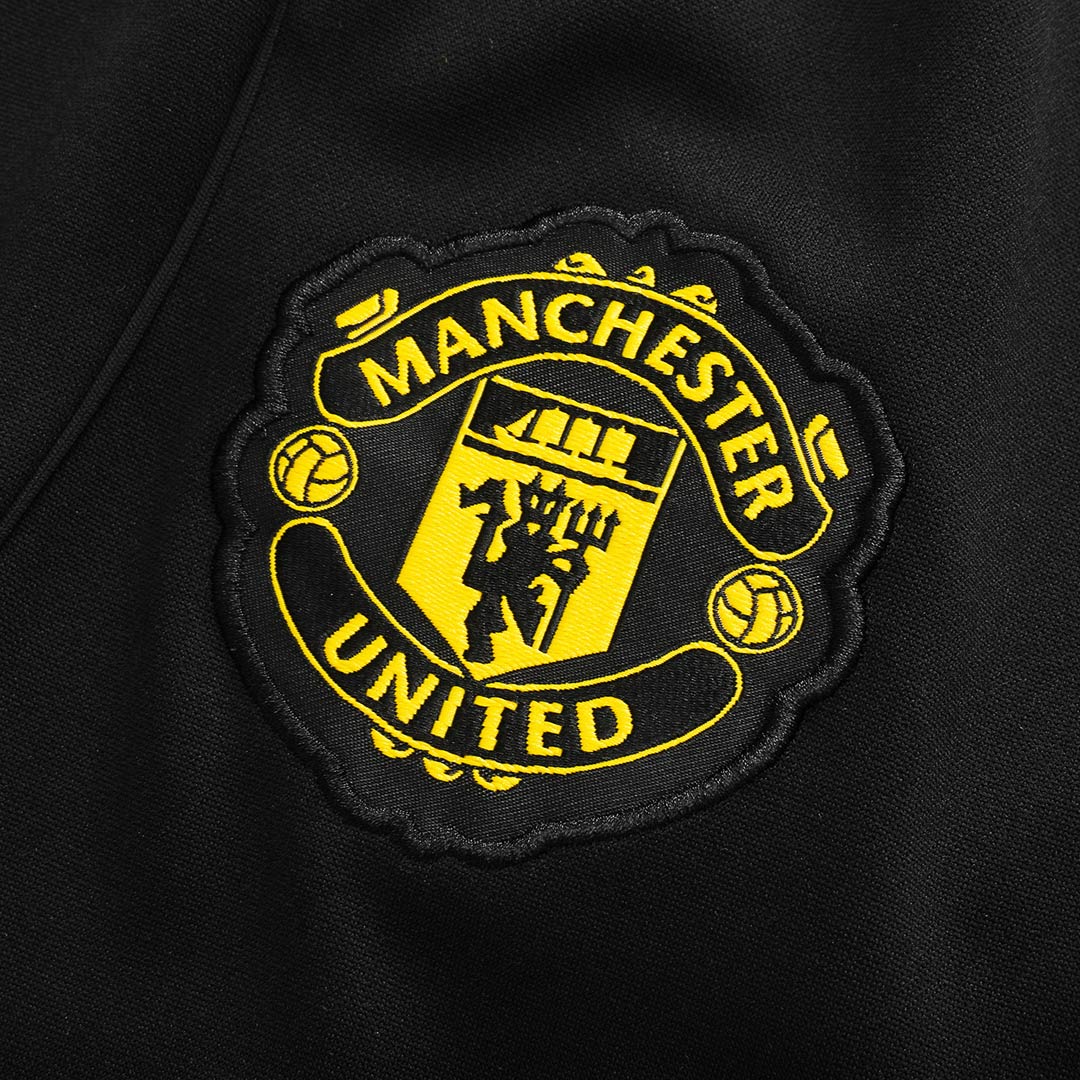 Manchester United Kinder Trainingsanzug 2025/26 Schwarz