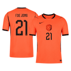 Netherlands Heimtrikot 2026 Spieler-Version F.DE JONG #21