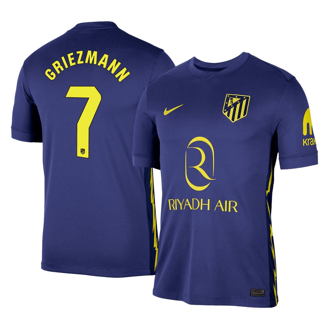 Atletico Madrid Auswärtstrikot 2025/26 Fan-Version GRIEZMANN #7