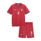 Portugal Kinder Heimtrikot 2-teilig Set 2026B. FERNANDES #8