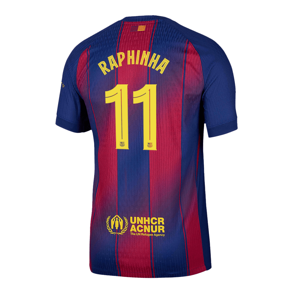 Barcelona Heimtrikot 2025/26 Spieler-Version RAPHINHA #11 UCL