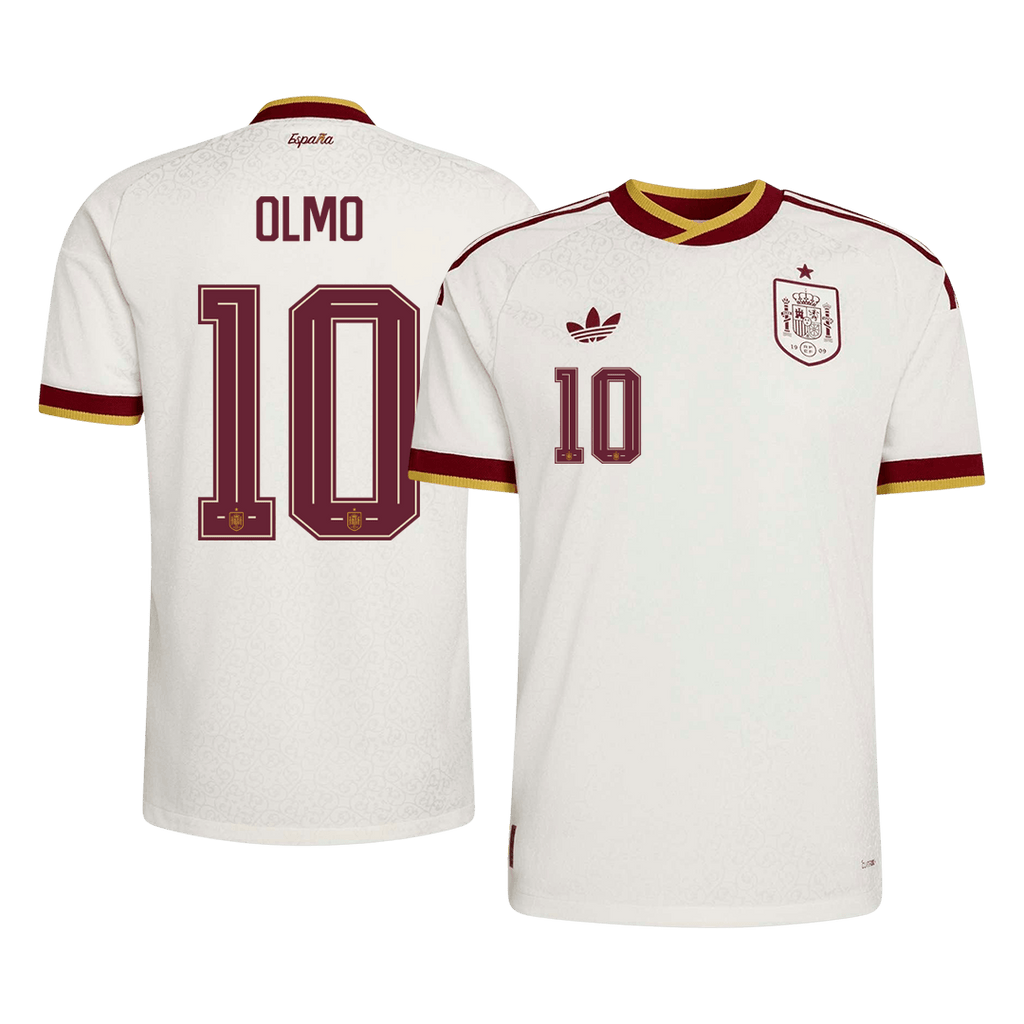 Spain Auswärtstrikot 2026 Spieler-Version OLMO #10