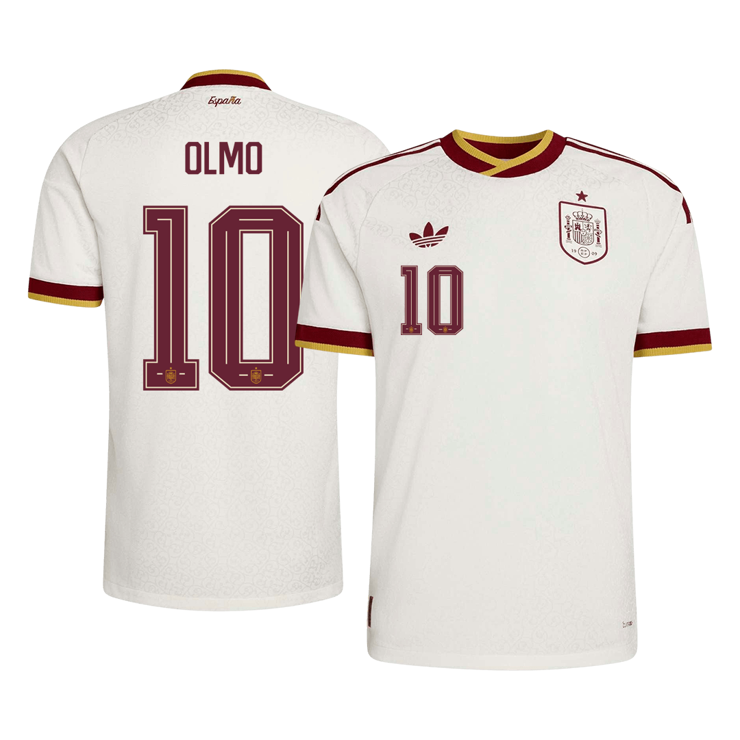 Spain Auswärtstrikot 2026 Spieler-Version OLMO #10