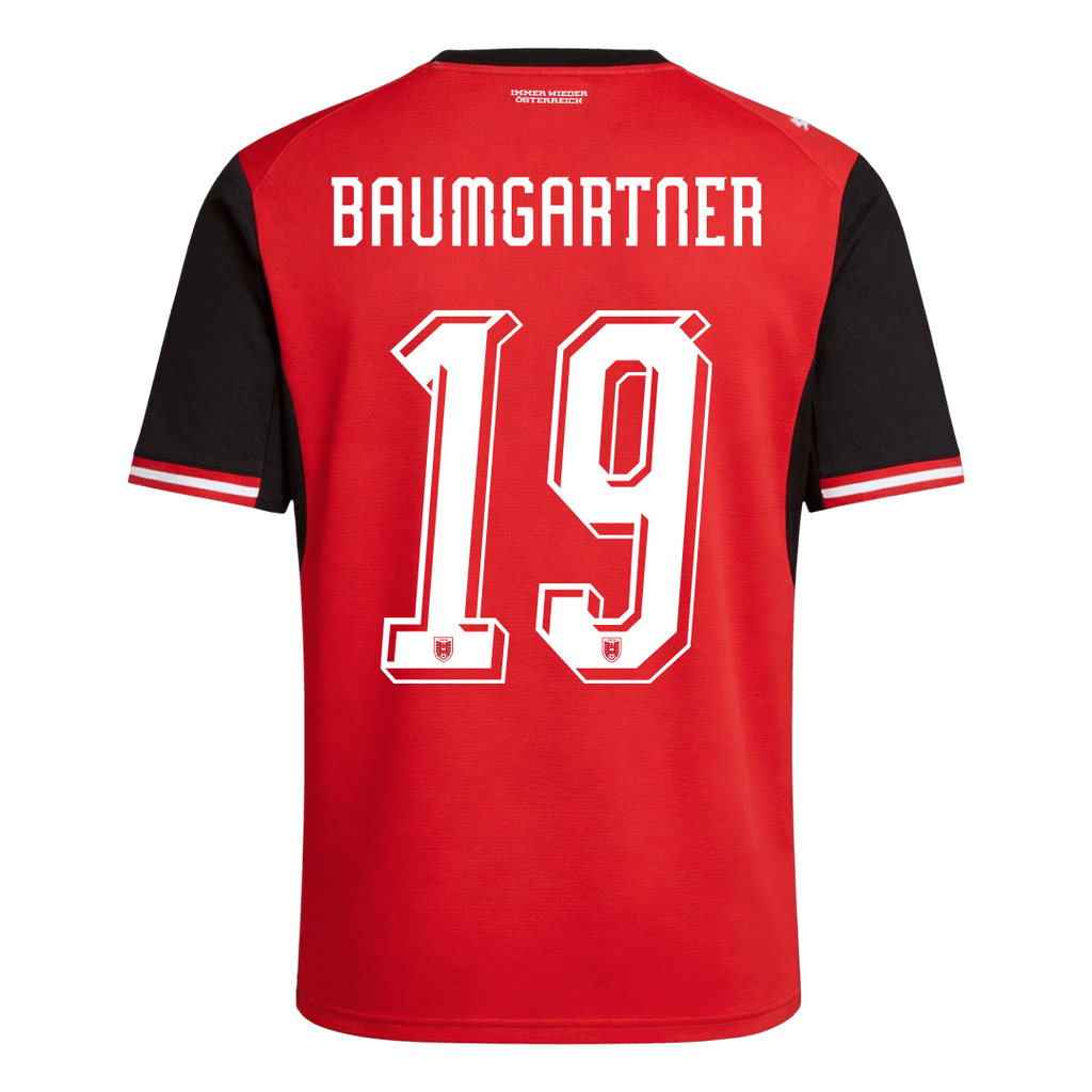 Österreich Heimtrikot 2026 Fan-Version BAUMGARTNER #19