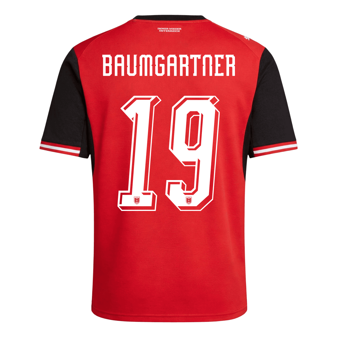 Österreich Heimtrikot 2026 Fan-Version BAUMGARTNER #19