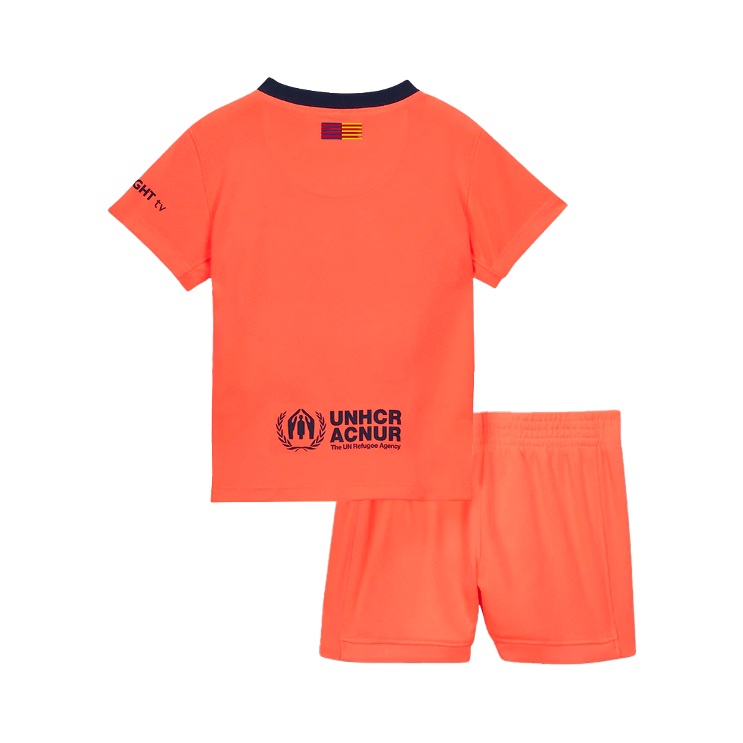 Barcelona Kinder Ausweichtrikot 2-teilig Set 2025/26