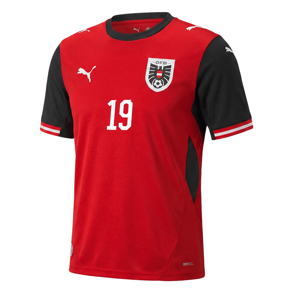 Österreich Heimtrikot 2026 Fan-Version BAUMGARTNER #19