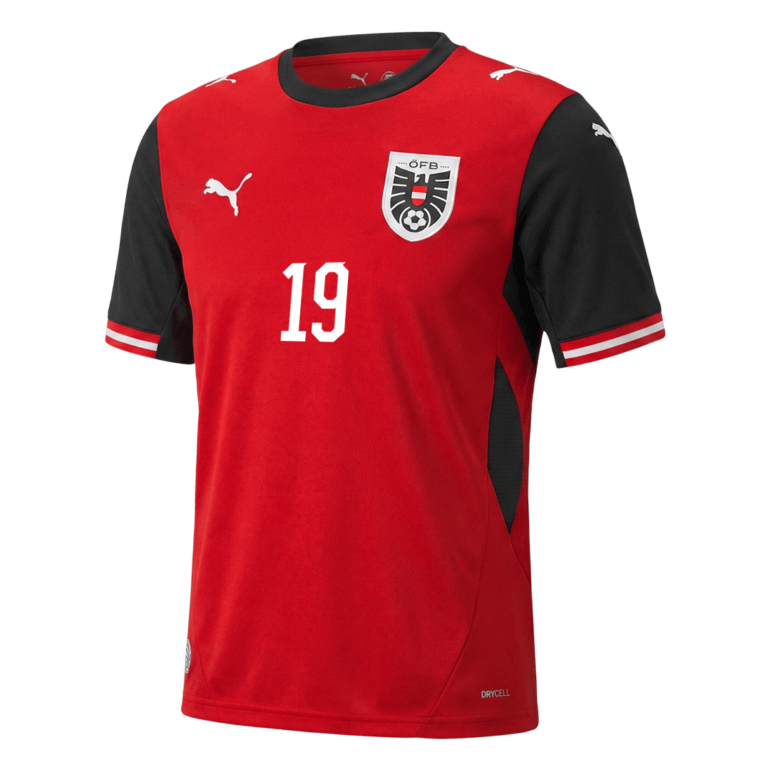 Österreich Heimtrikot 2026 Fan-Version BAUMGARTNER #19
