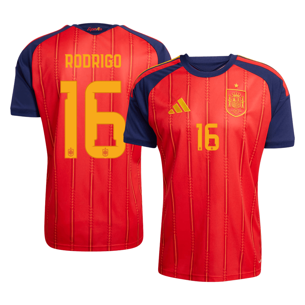 Spain Heimtrikot 2026 Fan-Version RODRIGO #16