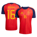 Spain Heimtrikot 2026 Fan-Version RODRIGO #16