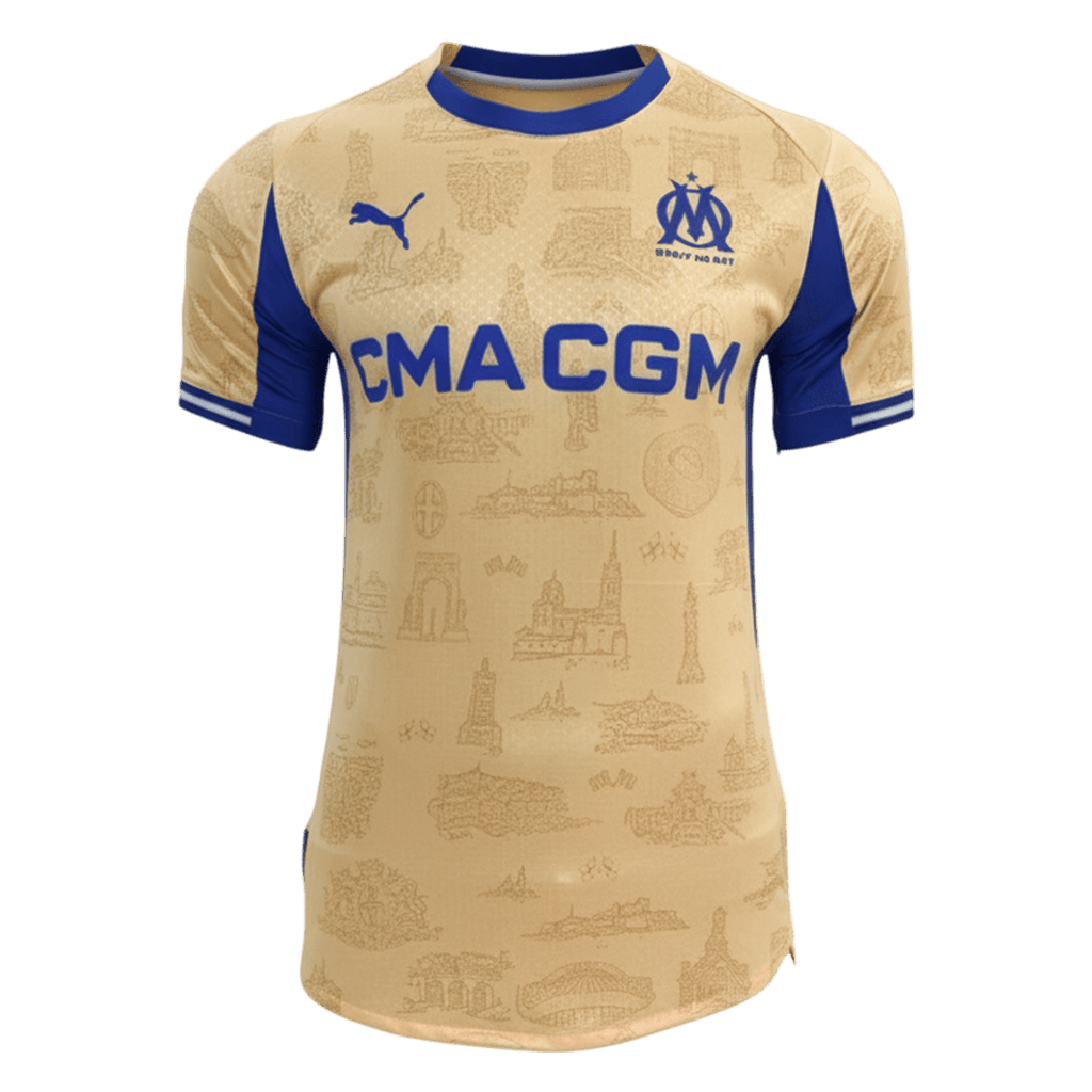 Marseille Viertes Trikot 2025/26 Spieler-Version