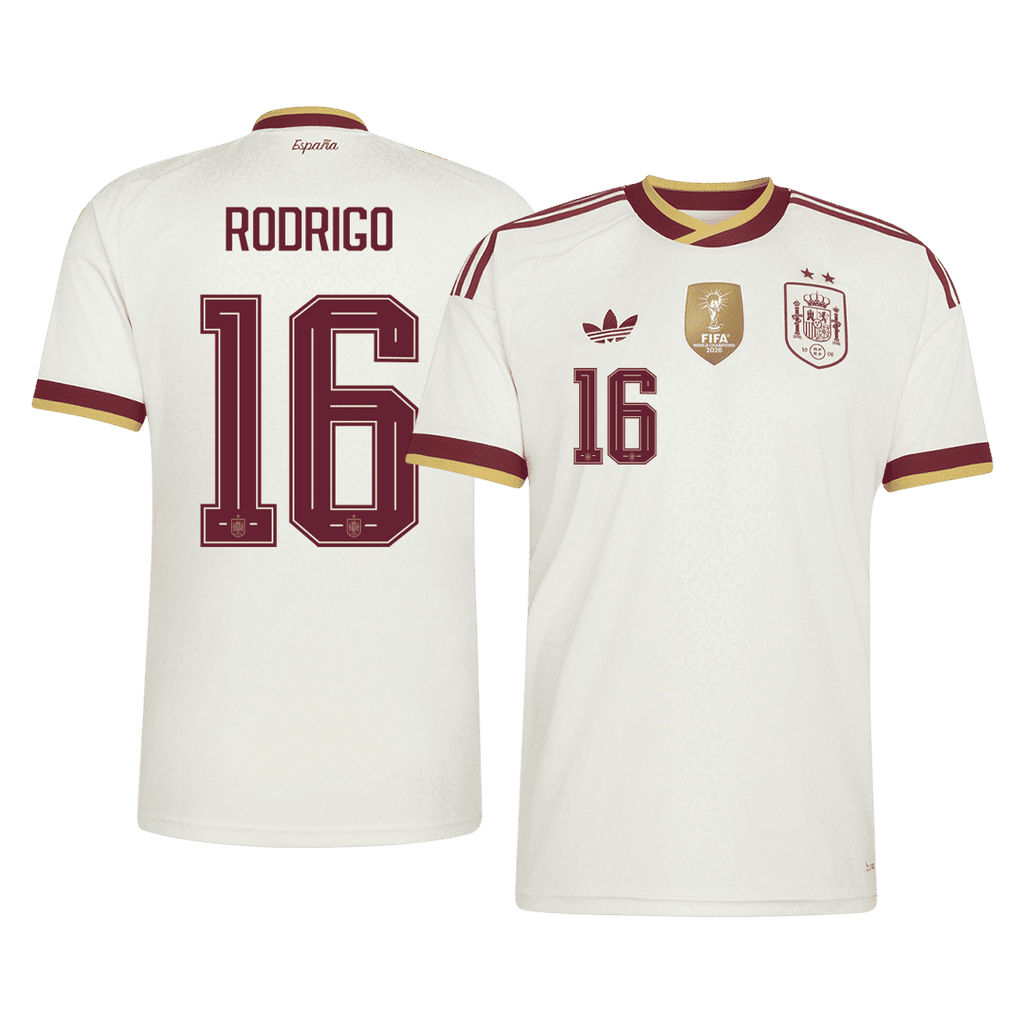 Spain Auswärtstrikot 2026 Fan-Version RODRIGO #16