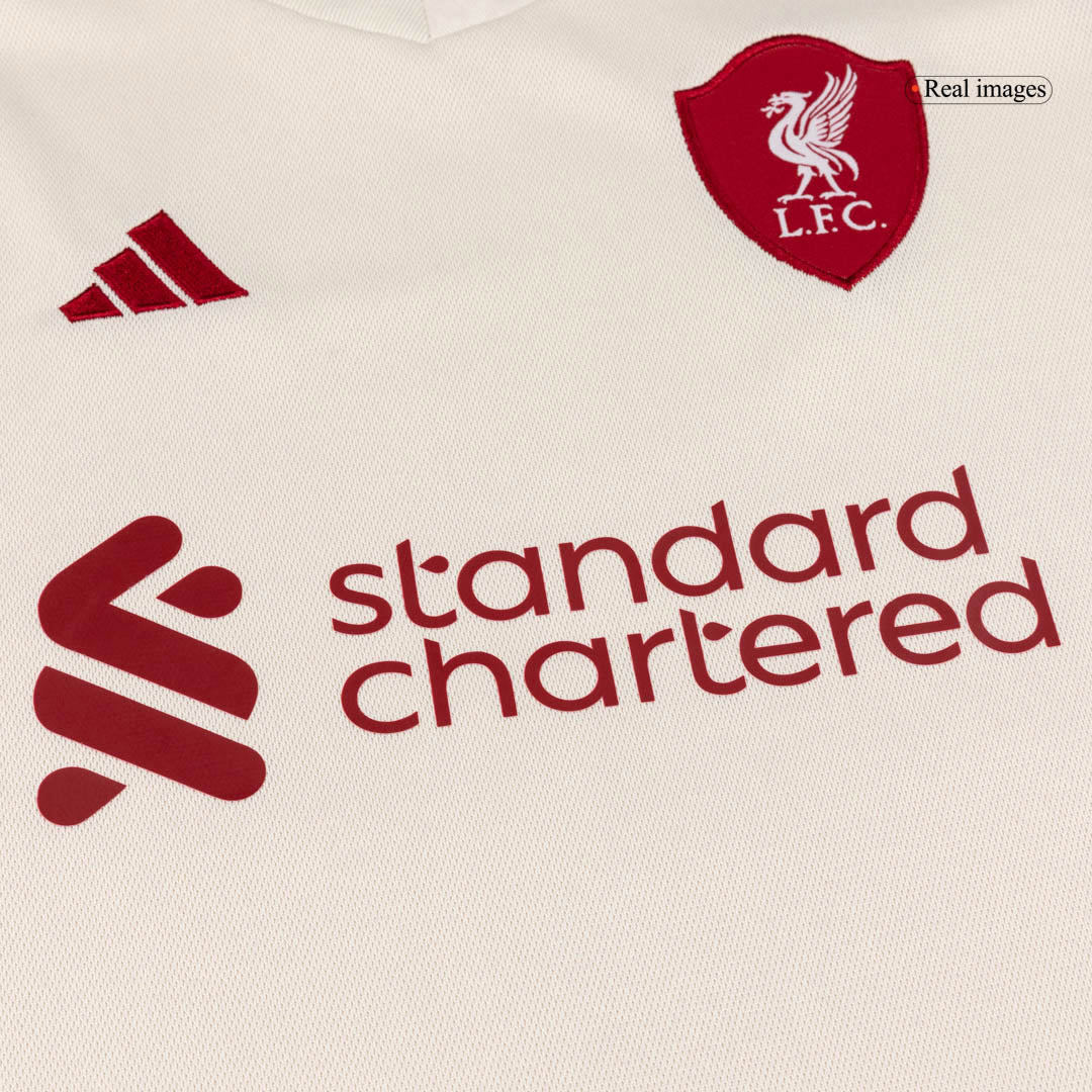 Liverpool Kinder Auswärtstrikot 3-teilig Set 2025/26