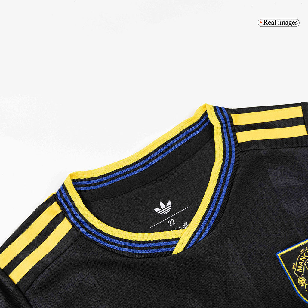 Manchester United Kinder Ausweichtrikot 3-teilig Set 2025/26