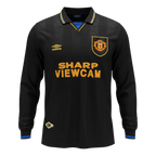Manchester United Retro Auswärtstrikot Langarm 1993/94