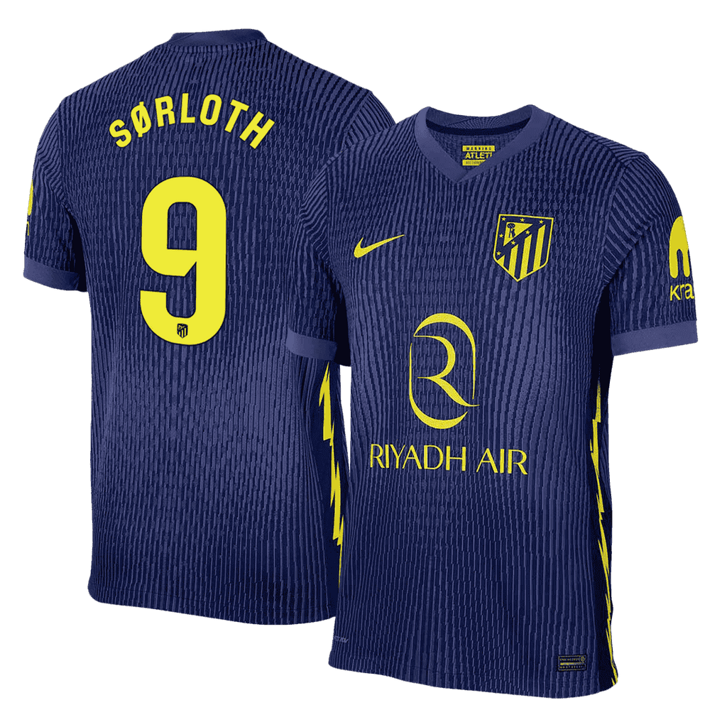 Atletico Madrid Auswärtstrikot 2025/26 Spieler-Version SØRLOTH #9