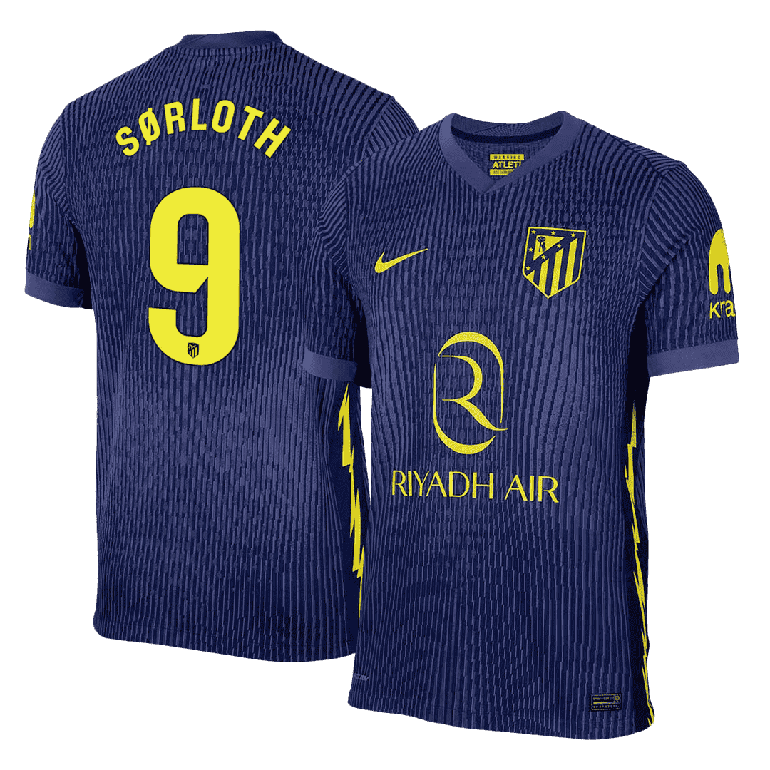 Atletico Madrid Auswärtstrikot 2025/26 Spieler-Version SØRLOTH #9
