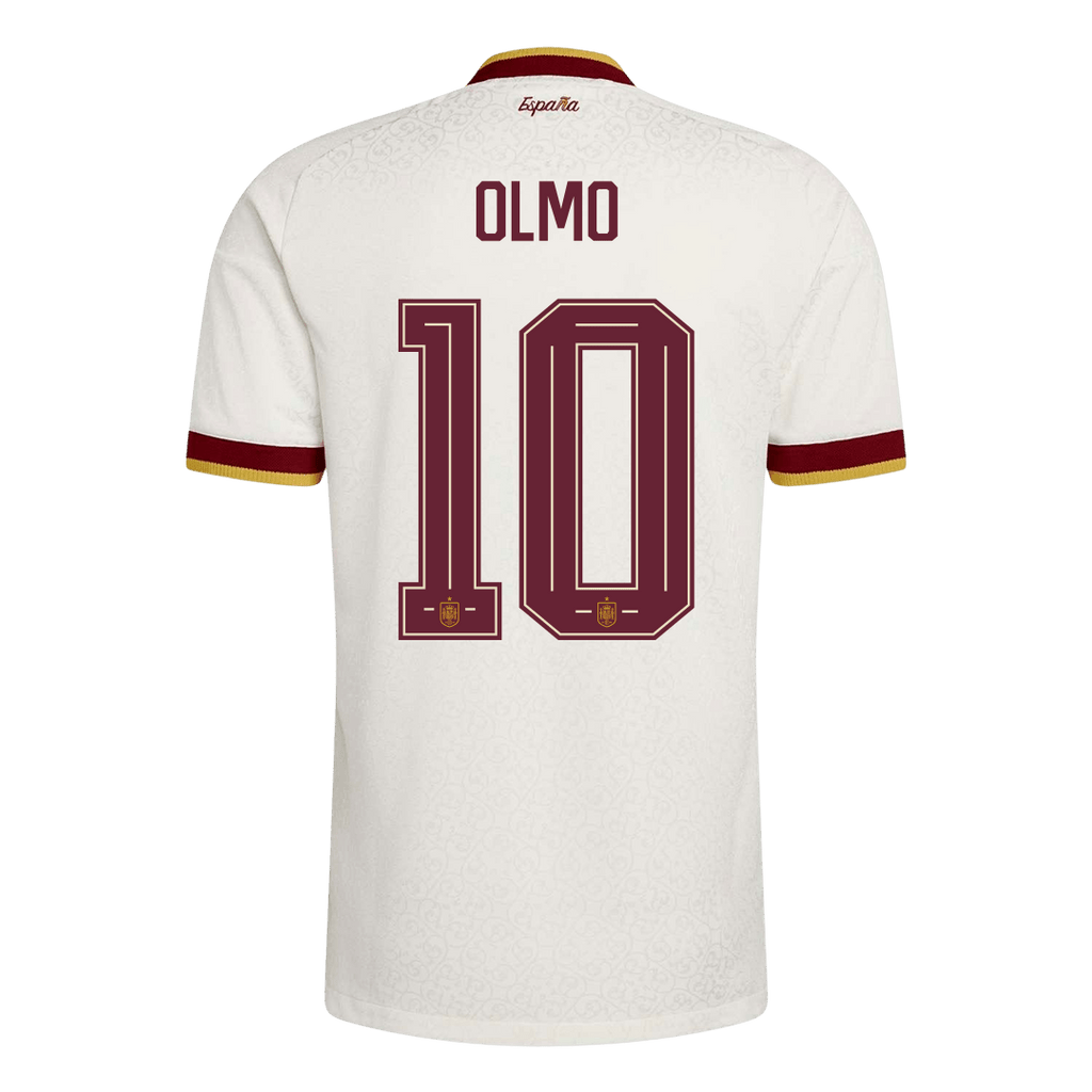 Spain Auswärtstrikot 2026 Spieler-Version OLMO #10