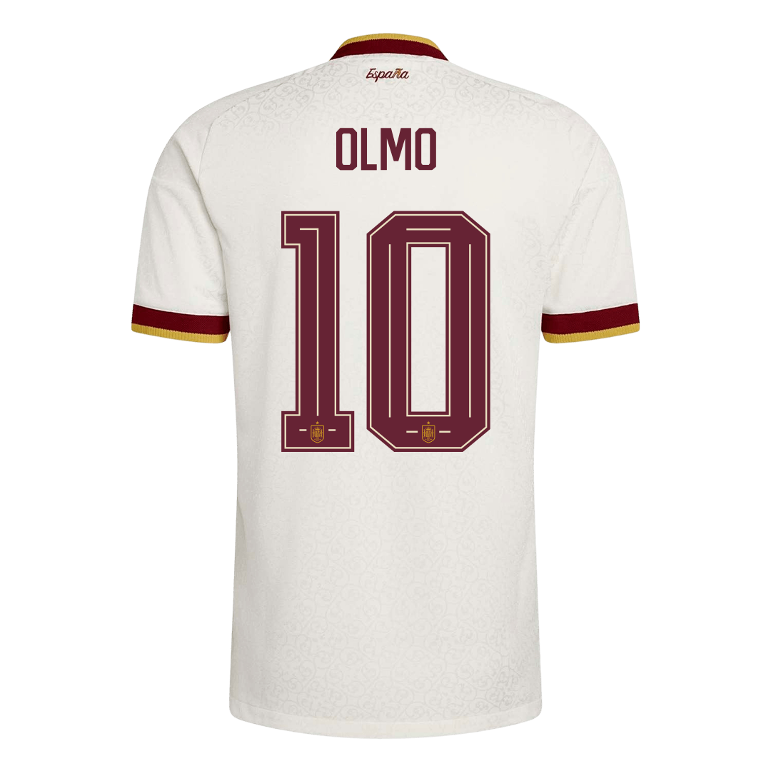Spain Auswärtstrikot 2026 Spieler-Version OLMO #10