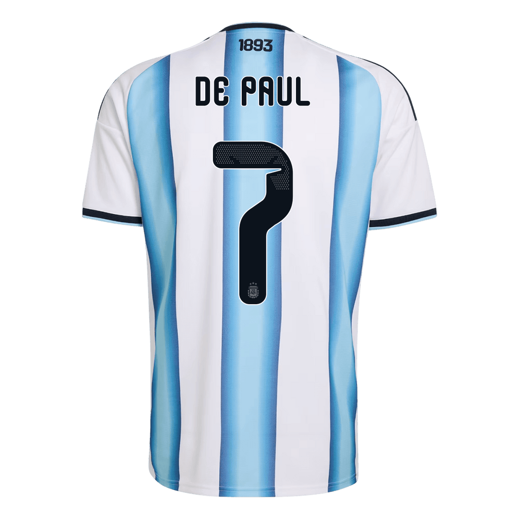 Argentinien Heimtrikot 2026 Fan-Version DE PAUL #7