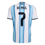 Argentinien Heimtrikot 2026 Fan-Version DE PAUL #7