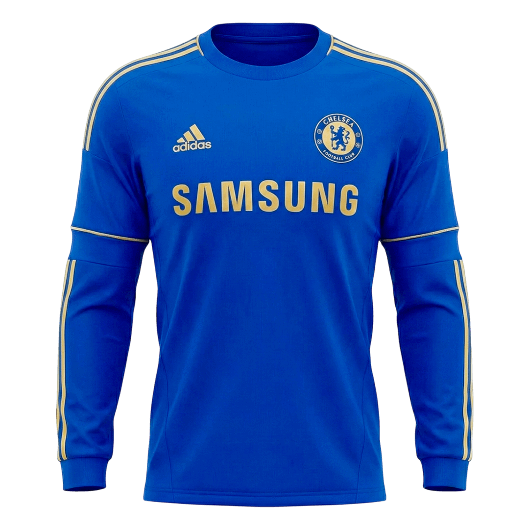 Chelsea Retro Heimtrikot Langarm 2012/13