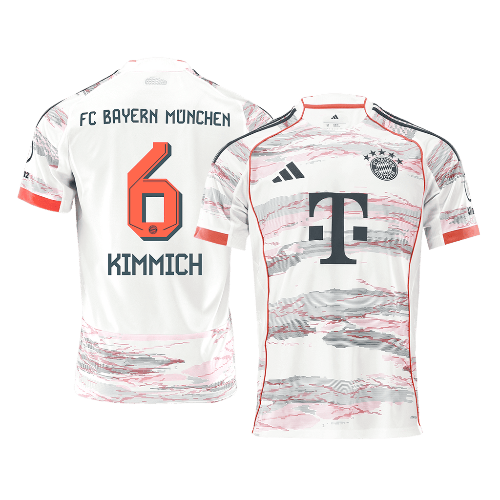 Bayern München Auswärtstrikot 2025/26 Fan-Version KIMMICH #6