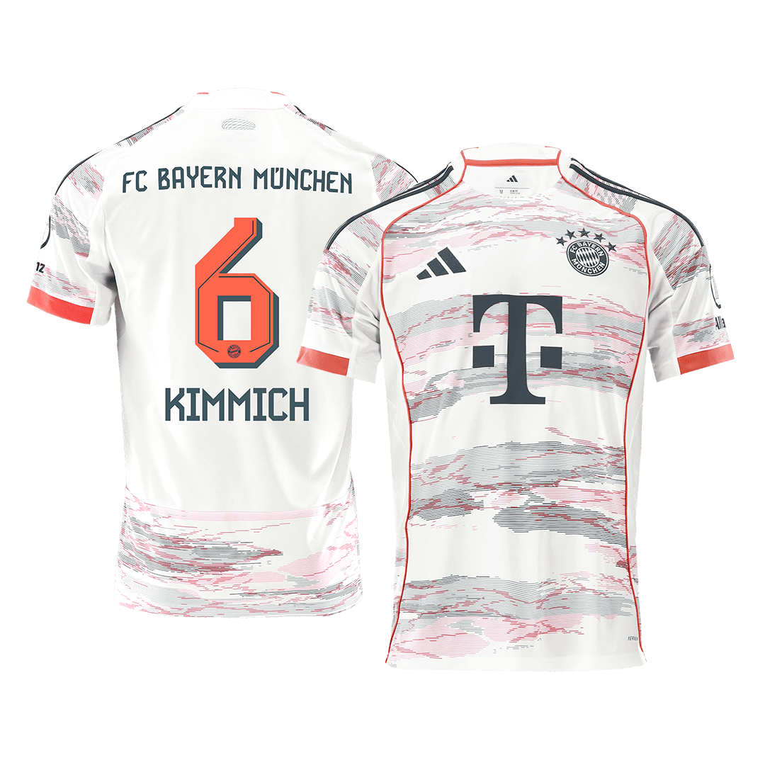 Bayern München Auswärtstrikot 2025/26 Fan-Version KIMMICH #6