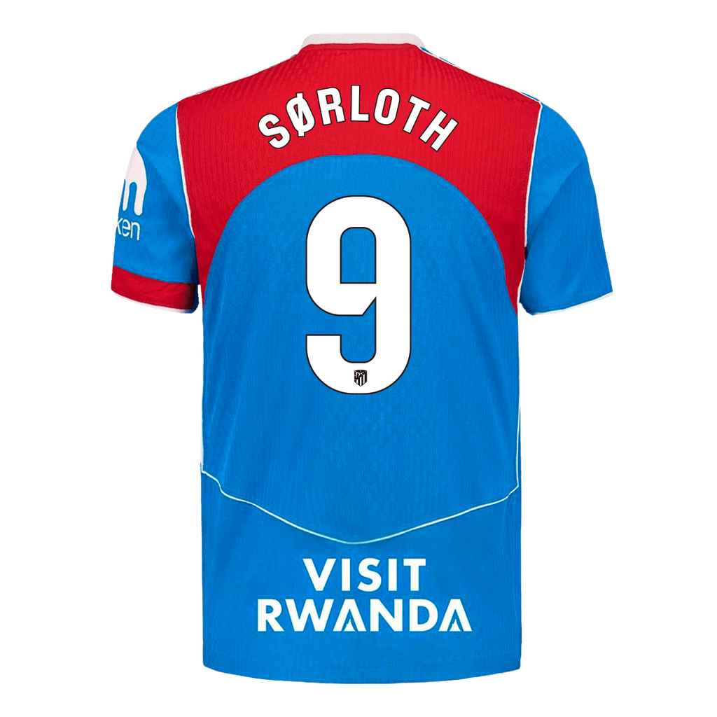 Atletico Madrid Ausweichtrikot 2025/26 Spieler-Version SØRLOTH #9