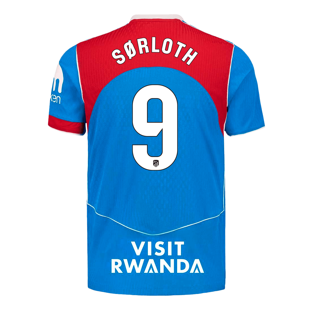 Atletico Madrid Ausweichtrikot 2025/26 Spieler-Version SØRLOTH #9