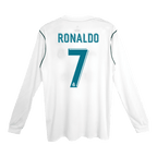 Real Madrid Retro Heimtrikot Langarm 2017/18 RONALDO #7