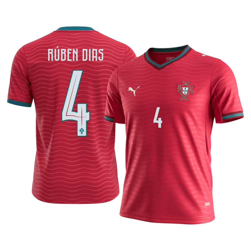 Portugal Heimtrikot 2026 Fan-Version RÚBEN DIAS #4