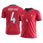 Portugal Heimtrikot 2026 Fan-Version RÚBEN DIAS #4