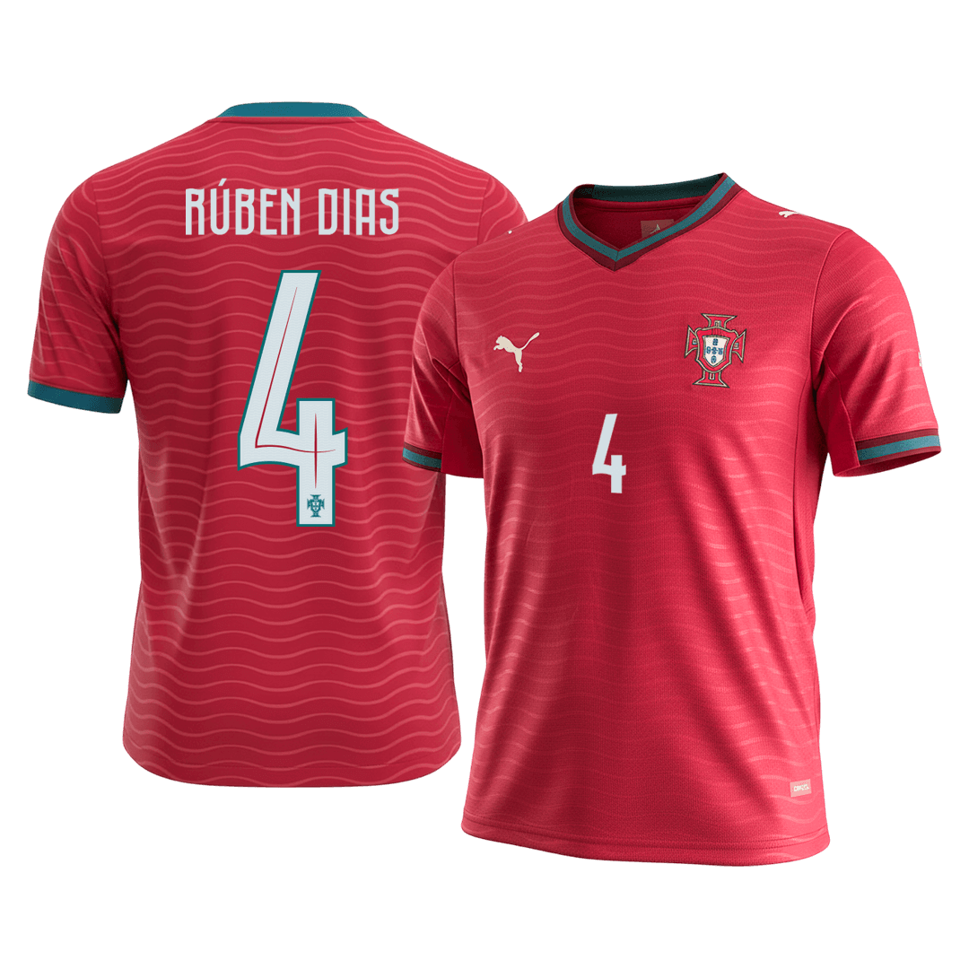 Portugal Heimtrikot 2026 Fan-Version RÚBEN DIAS #4