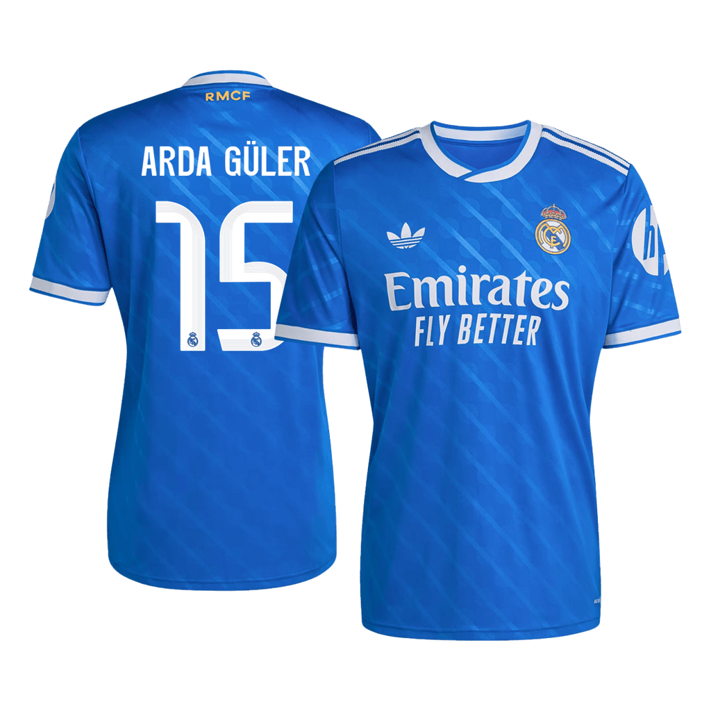 Real Madrid Ausweichtrikot 2025/26 Fan-Version ARDA GÜLER #15