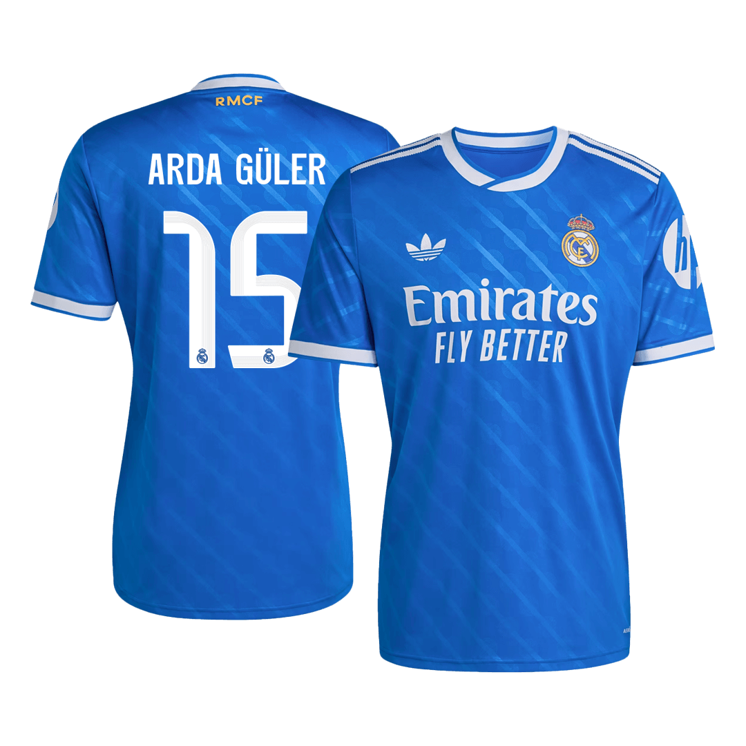 Real Madrid Ausweichtrikot 2025/26 Fan-Version ARDA GÜLER #15
