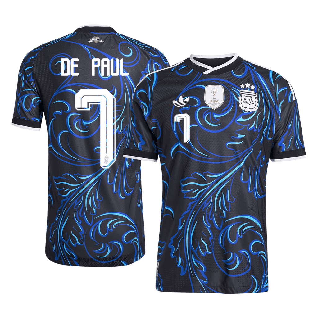 Argentinien Auswärtstrikot 2026 Spieler-Version DE PAUL #7