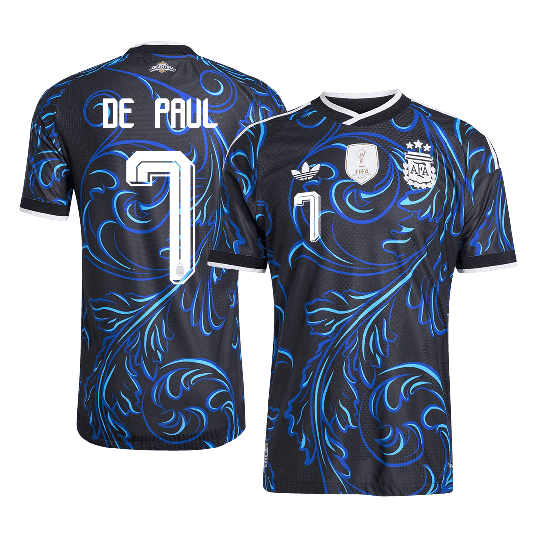 Argentinien Auswärtstrikot 2026 Spieler-Version DE PAUL #7
