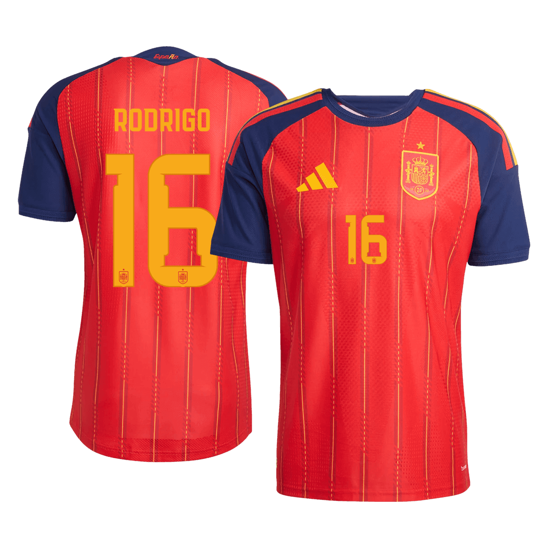Spain Heimtrikot 2026 Spieler-Version RODRIGO #16