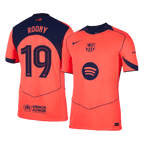 Barcelona Ausweichtrikot 2025/26 Spieler-Version ROONY #19 UCL