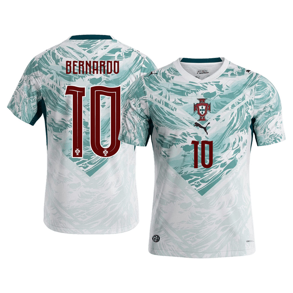 Portugal Auswärtstrikot 2026 Fan-Version BERNARDO #10
