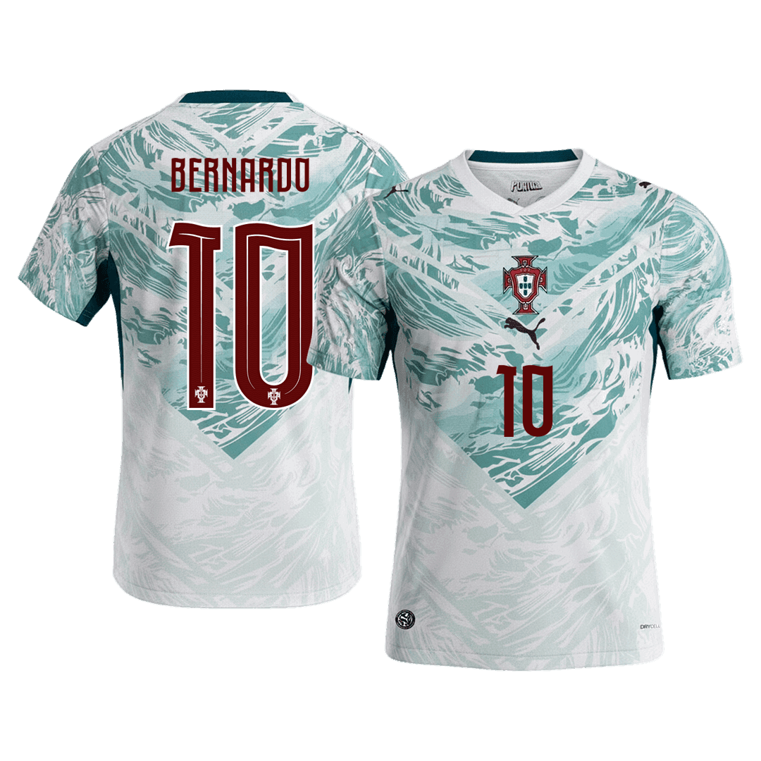 Portugal Auswärtstrikot 2026 Fan-Version BERNARDO #10