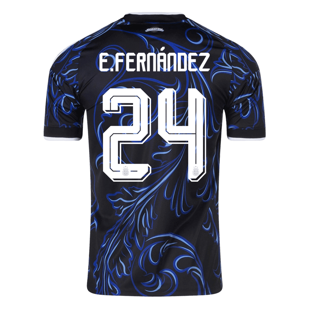 Argentinien Auswärtstrikot 2026 Fan-Version E. FERNÁNDEZ #24