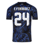 Argentinien Auswärtstrikot 2026 Fan-Version E. FERNÁNDEZ #24